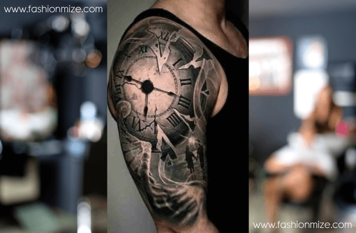 Celestial Clock Tattoo