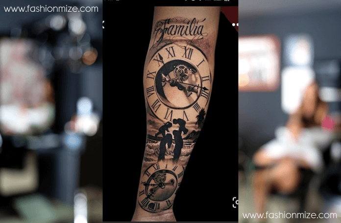 Infinity Clock Tattoo