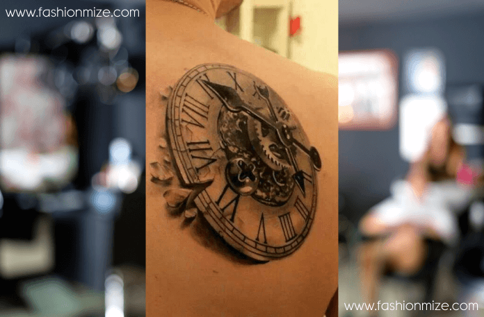 Steampunk Clock Tattoo