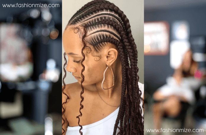 Braided Crown with Straight Back Cornrows