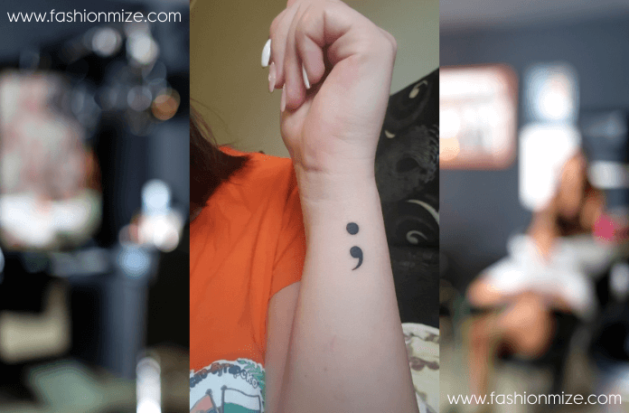 Classic Semicolon Tattoo