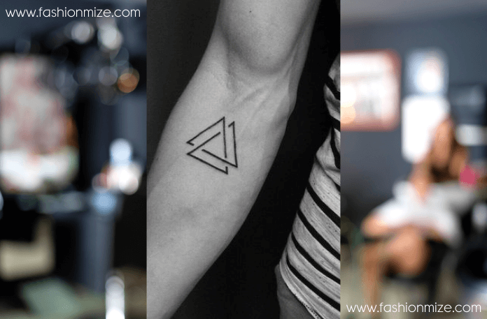 Double Triangle Tattoo