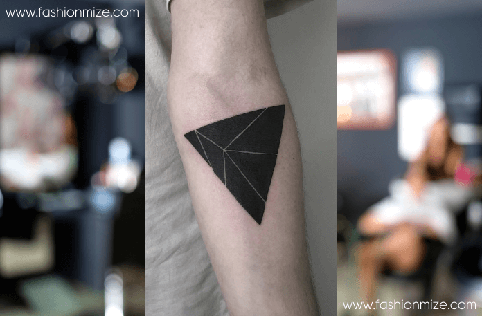 Geometric Triangle with Lines