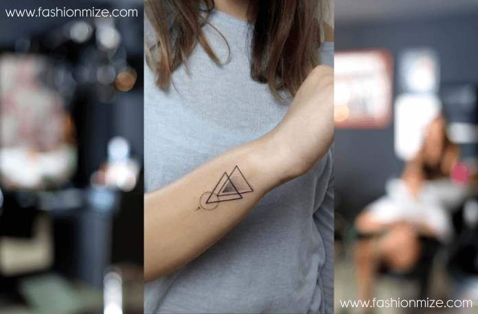 Triangle Tattoo on the Wrist