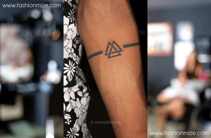 Tribal Triangle Tattoo